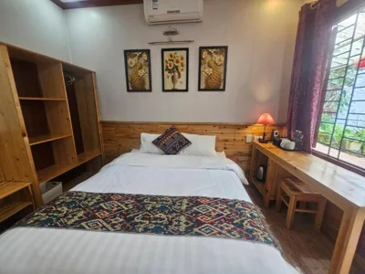 デラックス・バルコニー付きダブルルーム — Dang Khoa Garden Inn