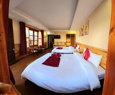 クイーンベッド2台付きルーム — Dang Khoa Garden Inn
